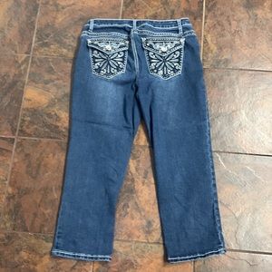 Est. 1946 Denim cropped jeans